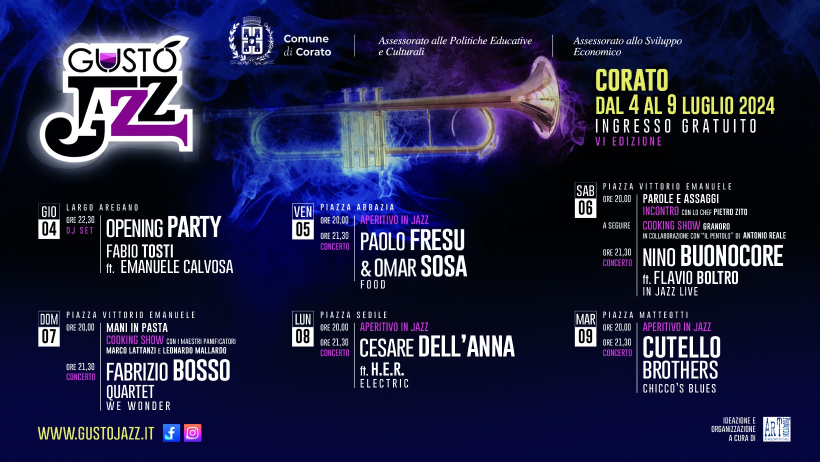 Gusto Jazz 2024 - Il programma