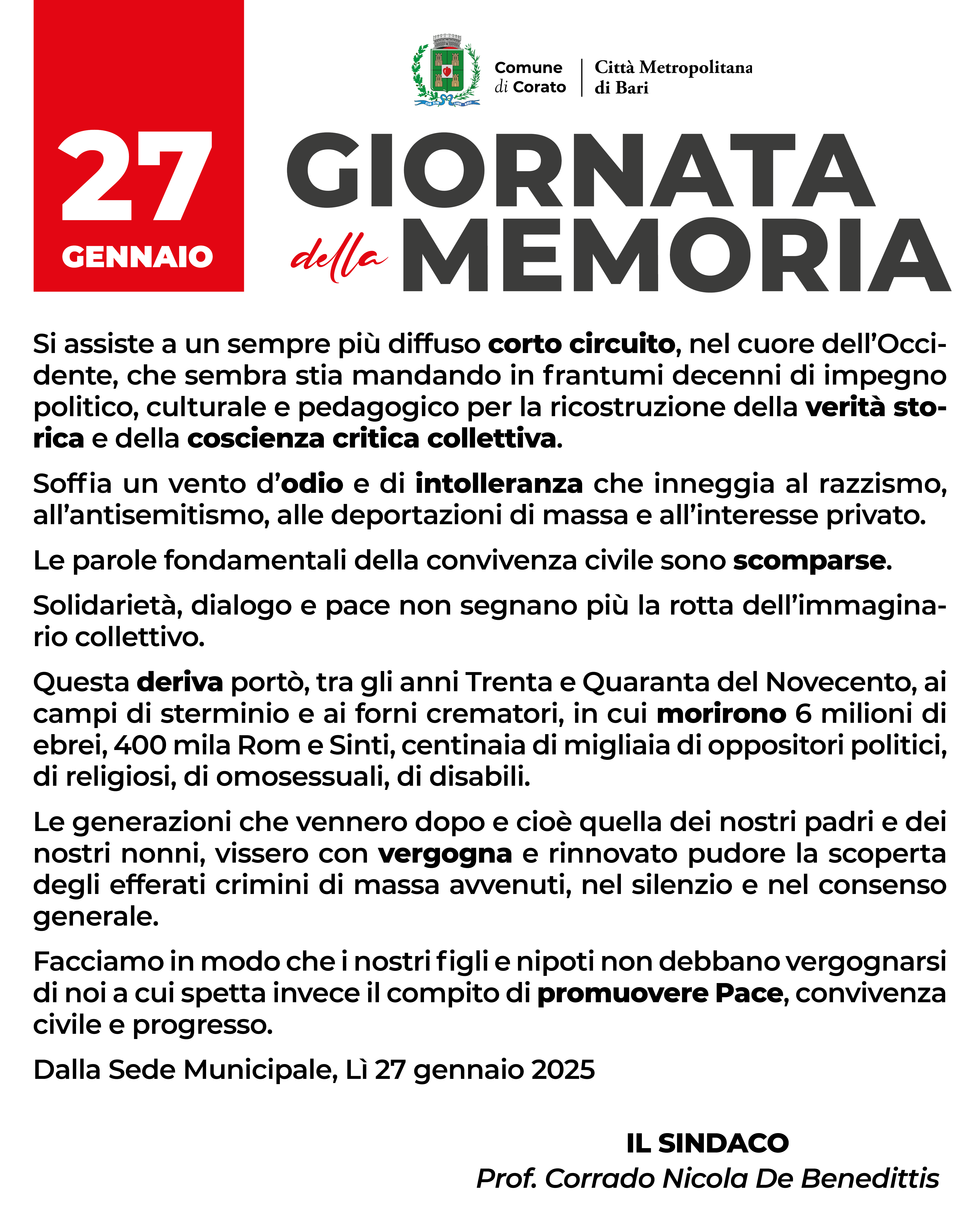 Giornata della Memoria