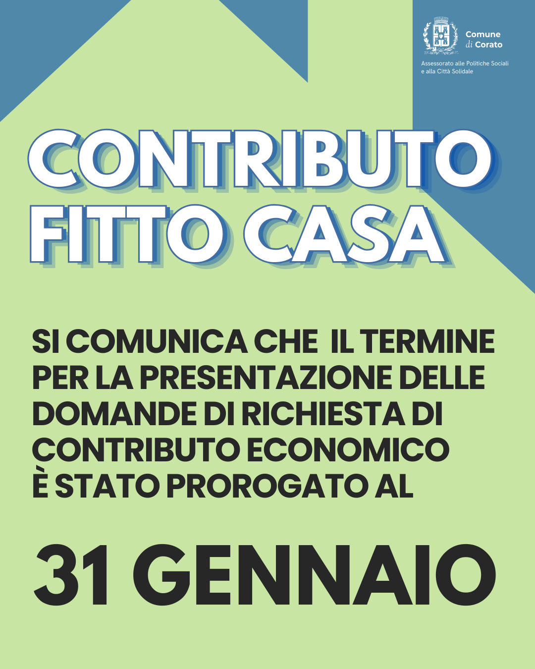 Proroga contributo fitto casa