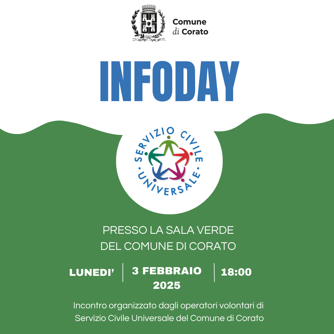 Servizio Civile Universale 2025 - Infoday - 3 febbraio 2025