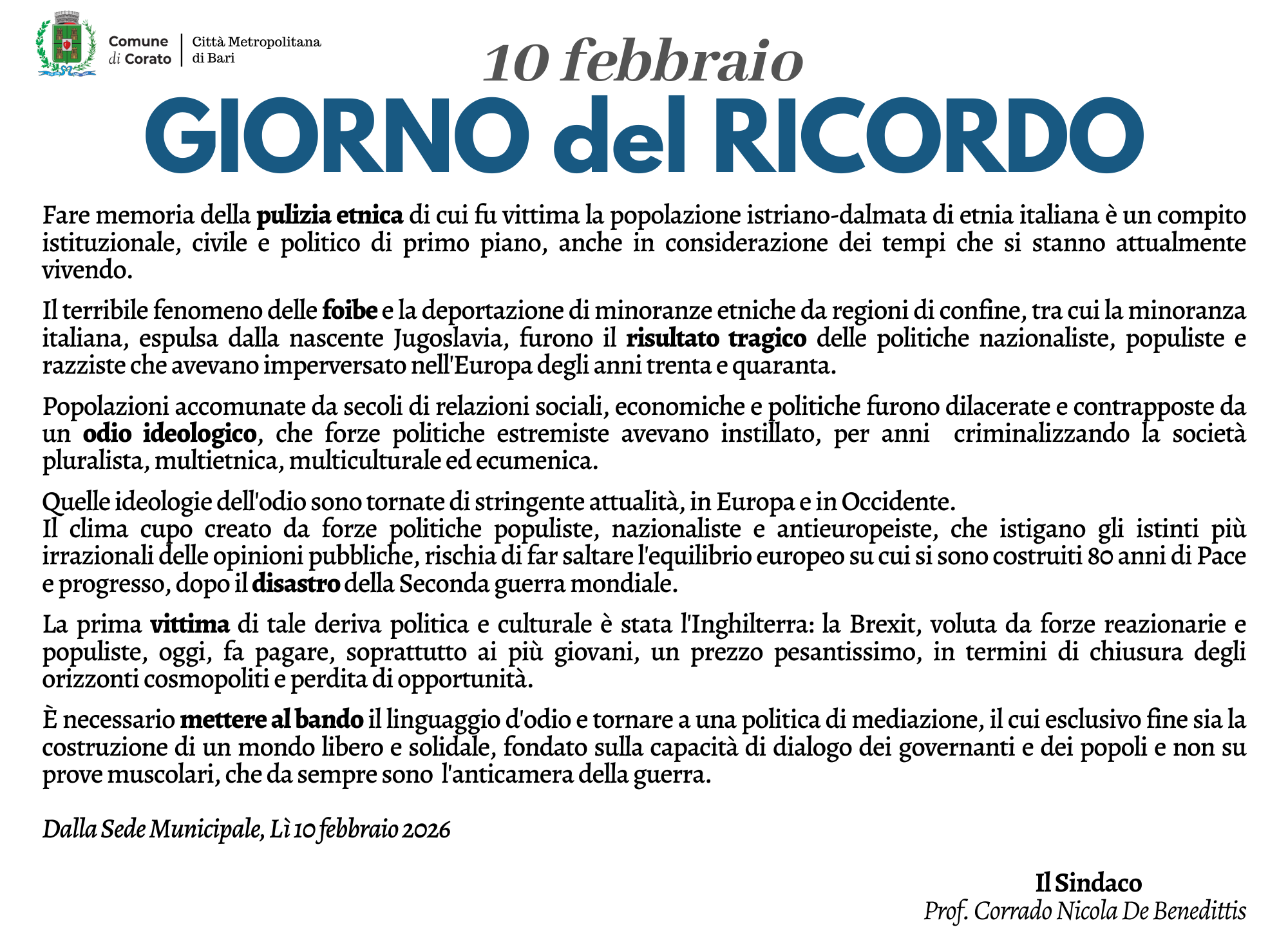 Giorno del Ricordo