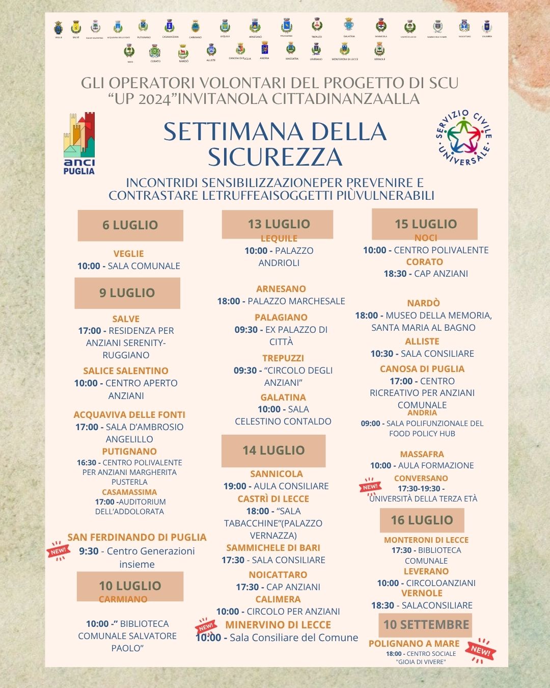Progetto UP 2024 - Settimana della sicurezza - Centro Ermes (15.07.2026)