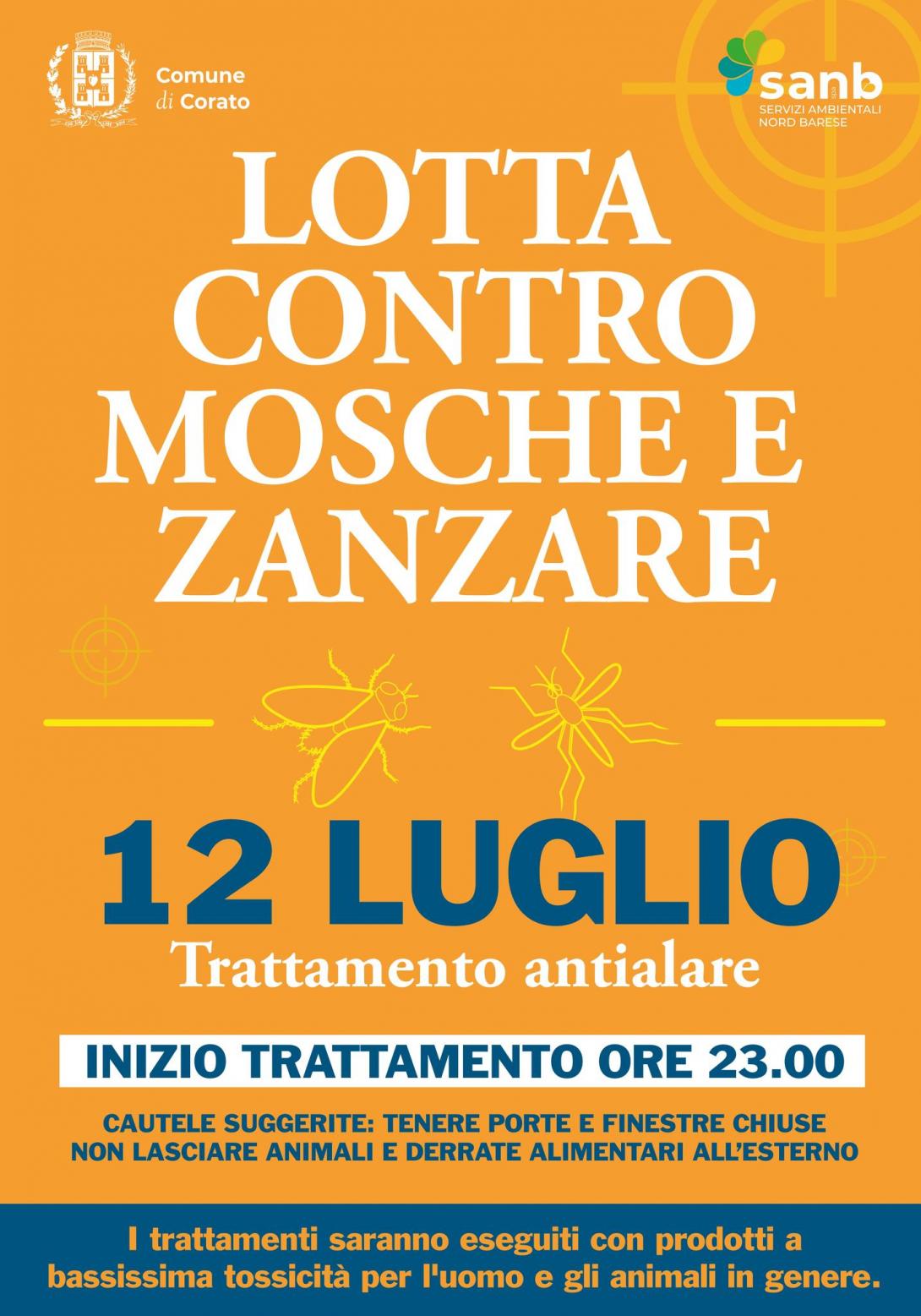 Lotta contro mosche e zanzare