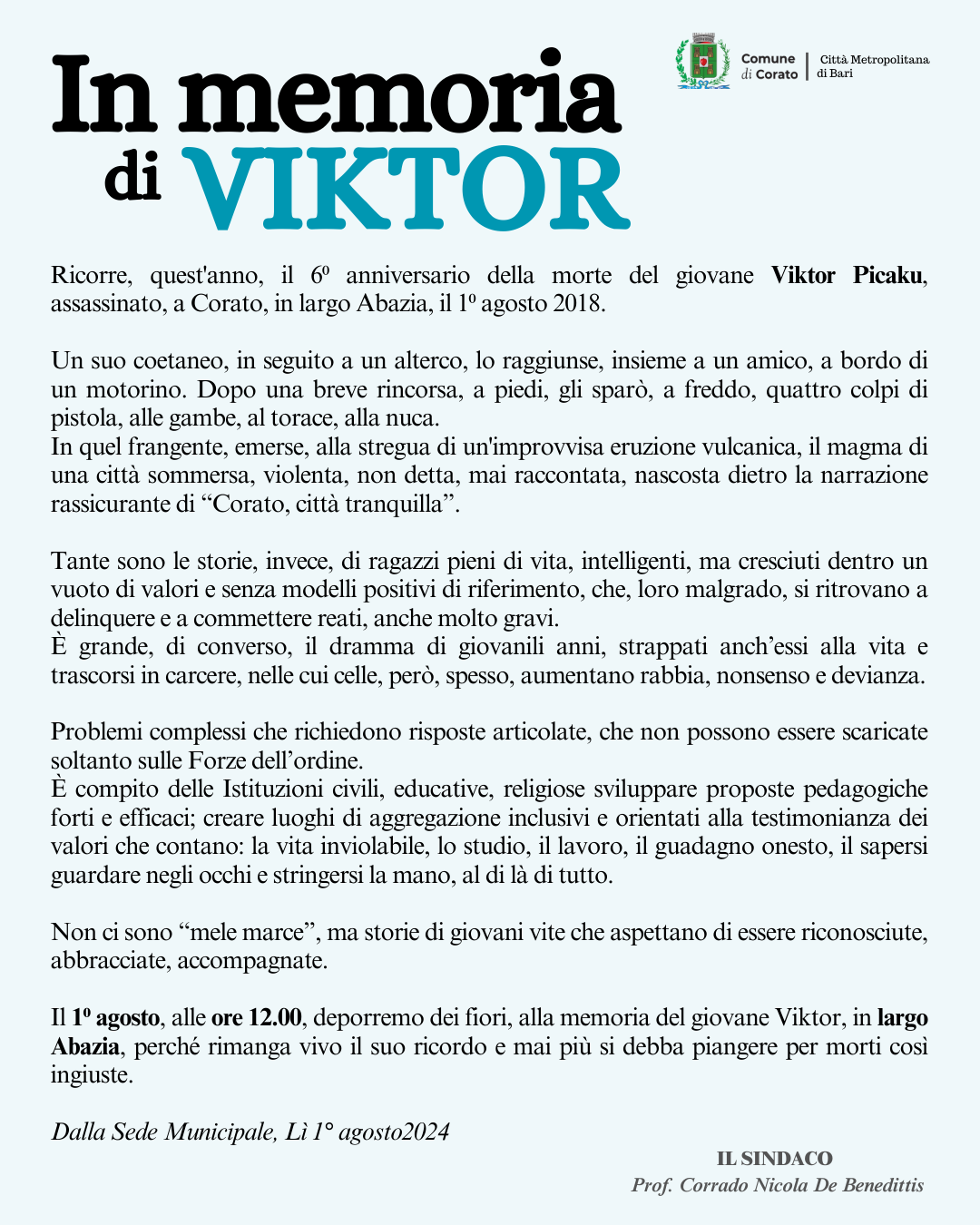 In memoria di Viktor