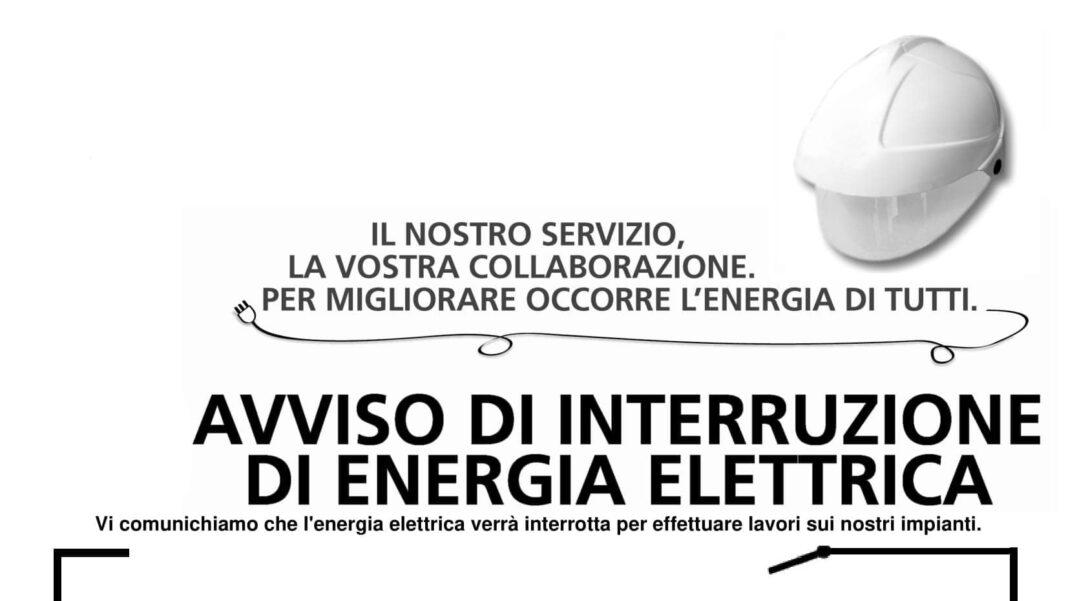 Interruzione energia elettrica