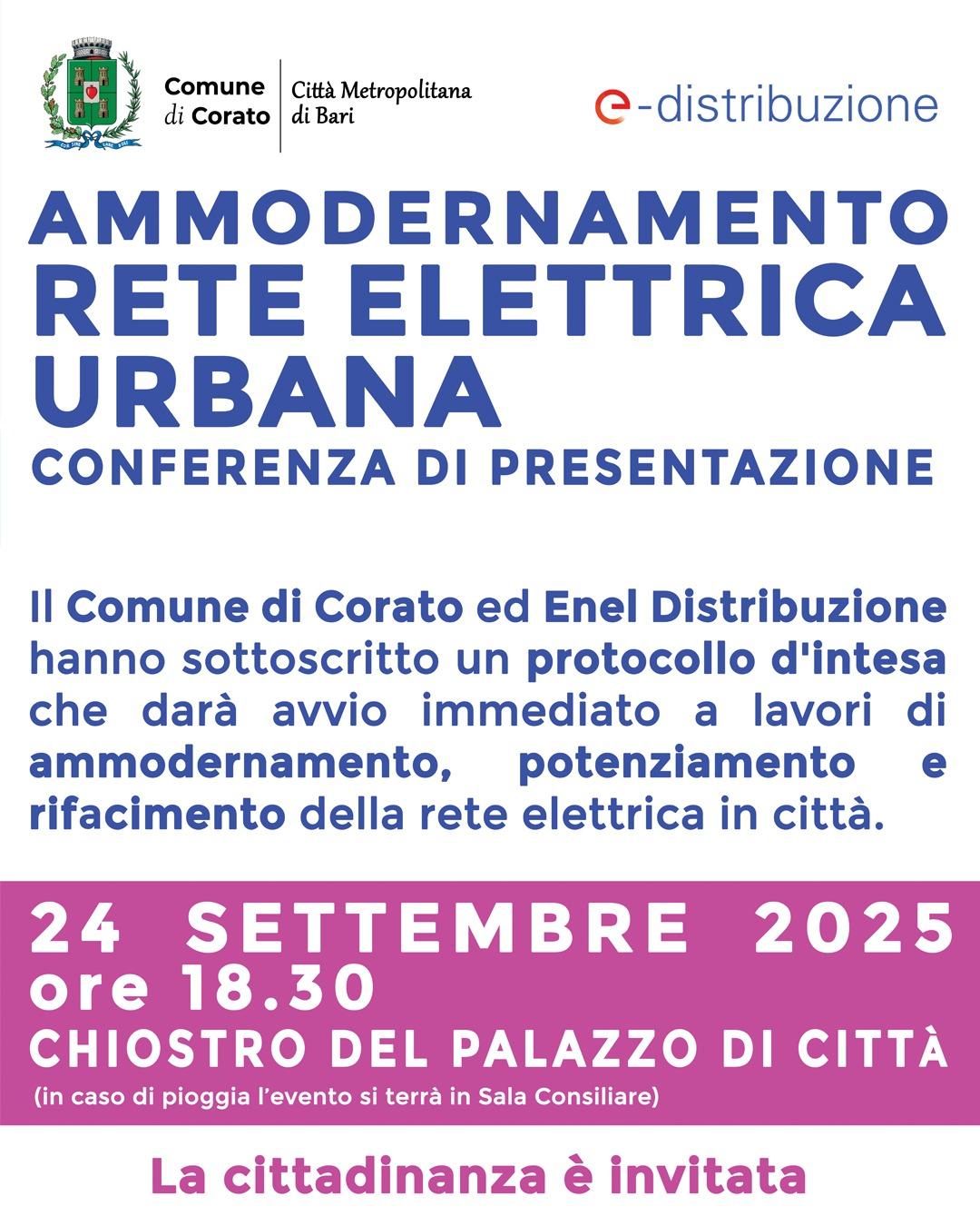 Ammodernamento rete elettrica urbana