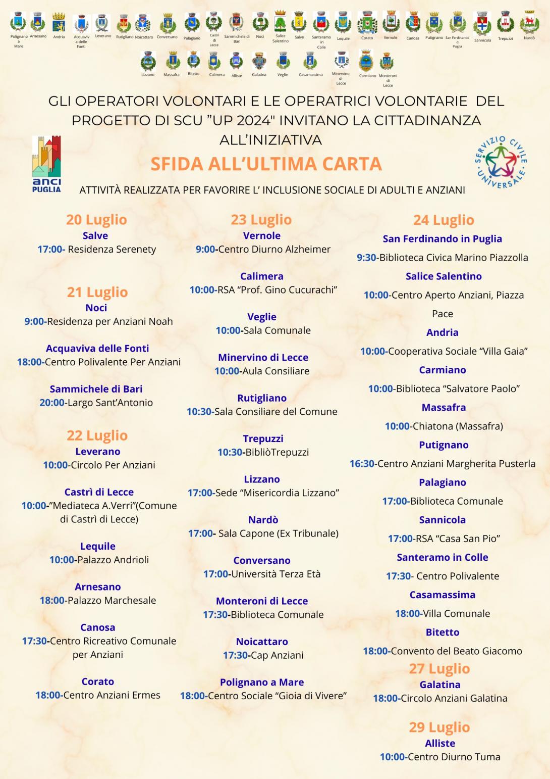 Locandina - Sfida all'ultima carta - 22 luglio 2026